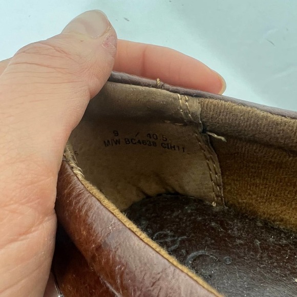 BOC Born Concept Women's Brown Leather Slip-on Clogs Comfort Shoes Size 9 US - Picture 5 of 6